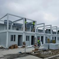 Maisons conteneurs préfabriquées détachables en acier de luxe à deux ou trois étages, 2 ou 3 chambres, en kit, prêtes à l'emploi, maisons mobiles