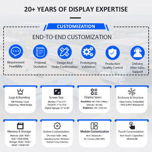 Напольный рекламный сенсорный экран-тотем 32, 43, 49, 55 дюймов, 2K/4K, для улицы, 2500 кд/м², водонепроницаемый, ЖК-дисплей для цифровых вывесок - Product Image 5