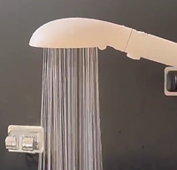 Pommeau de douche à main micro bulle réglable à cinq vitesses accessoire de robinet pressurisé embellissant la peau pour les salles de bain domestiques