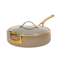 Poêle à frire avec revêtement céramique et poignée, poêle à frire en aluminium avec revêtement céramique, passe au lave-vaisselle
