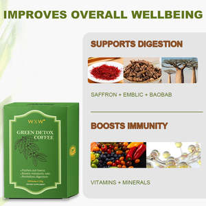 Supplément de soins de santé coup de pouce immunitaire minceur perte de poids poudre de café sans sucre contrôle du poids café - Product Image 3