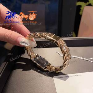 Montre pour femme H Brand 2025, nouvelle montre à quartz sertie de diamants, montre de luxe haut de gamme, bracelet en or, cadeau pour la Saint-Valentin, tendance - Product Image 2