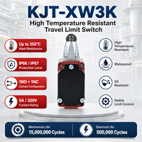 Interrupteur de limite de température élevée KJT 350 ° Capteur de position industriel IP66 IP67 pour machines d'automatisation