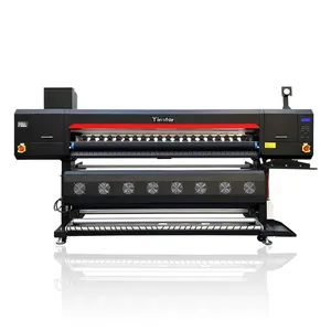 Yinstar Digital langsung ke kain tekstil sublimasi mesin cetak pewarna sublimasi Printer dengan Xp600 kepala Printer spanduk