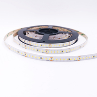 24V Fleksibel CRI Tinggi Ra85 160-190lm/W 2700-3500K Putih Hangat 2835 Dapat Dipotong 8mm Efisiensi Tinggi Tanpa Titik Putih LED Strip Dapat Diredupkan