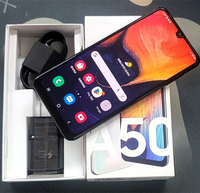 Meilleur Prix pour Téléphone Portable Samsung Android A50 64 Go 128 Go d'Occasion sans Rayures Compatible G CDMA LTE