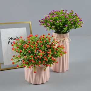 Arrangement de fleurs artificielles Dongchen Crafts, fleurs en soie de 10 cm à 30 cm, décoration d'intérieur, style nordique, bouquet en plastique - Product Image 1