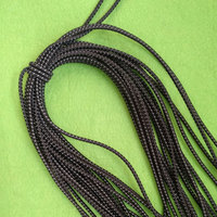 CE004 Herstellerangebot Schwarze Reflektierende Nahtkordel Runde Elastische Schnur Reflektierend