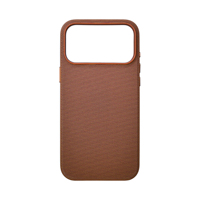 Funda Magnética TechWoven de Tela Tejida para iPhone 17 18 Pro Max N52 con Anillo Magnético Incorporado, Cubierta Protectora Texturizada Premium