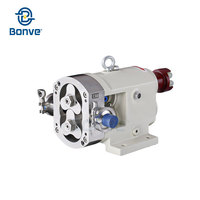 Pompa Lobe Rotary Mini Bonve 50BV12-5, Tekanan Tinggi 1.2Mpa, Saniter, untuk Pasta Tomat dan Susu