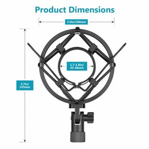 Factory Oem Shock Frame Supercardioid Video Microphone Vibration Mount - Product Image 4
