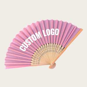 Personalized Printed Foldable Hand Fan Portable Lightweight for Party Favor Wedding Ceremony Festival and Corporate <b>Gifts</b> - Product Image 2