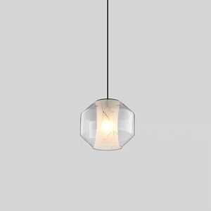 Postmodern Minimalist Marble Dining Room Pendant <b>Light</b> Luxury Single-Head Pendant for Bedroom Bar <b>Chandelier</b> Pendant <b>Lights</b> - Product Image 1