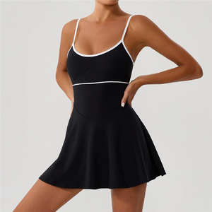 Jupe de tennis/golf sans manches respirante, extensible, à séchage rapide, en spandex/nylon, pour femmes, M352, personnalisée - Product Image 5