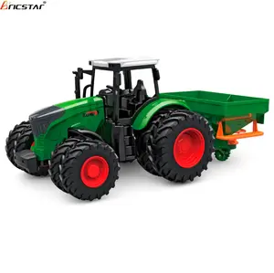 金砖星新到1:24滑翔农民撒肥车优质材料滑行卡车农民工程车玩具