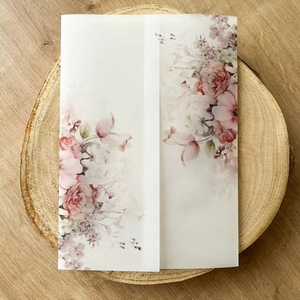 การ์ดเชิญงานแต่งงานทำจากอะคริลิคสำหรับงานเลี้ยงวันเกิดพิมพ์ลายได้ตามต้องการ - Product Image 2