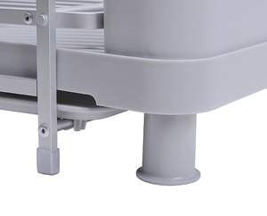 बढ़ाई भंडारण एल्यूमीनियम पकवान सुखाने प्लेट धारक ड्रायर रसोई के बर्तन पकवान Drainer नाली रैक रसोई आयोजक भंडारण आर - Product Image 4