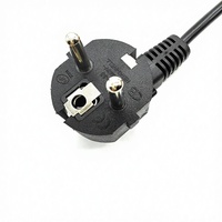 Cordon d'alimentation EU 16A 250V certifié NF CE, prise de type E, IEC C5, cuivre pur, pour ordinateur, appareils électroménagers, longueur personnalisable