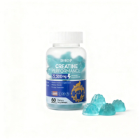 Gummies de soutien musculaire Performance : Créatine Monohydrate 750mg avec Électrolytes (Potassium, Sodium) pour l'entraînement sportif