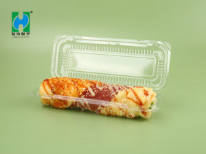Kotak Kue Bulan Plastik Transparan PET Laris Manis, Kotak Kemasan Roti Salad Sushi, Kotak Makanan Plastik - Product Image 3