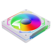 Ventiladores de Refrigeración para Caja ARGB de 120 mm de Alta Calidad de Fábrica AntarcChill, Ventiladores de PC con Aspas Infinity Forward y Voltaje Nominal de 12 V