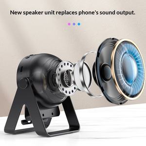 Nuevo Soporte Inalámbrico para Teléfono Móvil con Inducción 5.3, Altavoz Estéreo Portátil de Escritorio con Micrófono Incorporado, Mini Altavoz con LED RGB, 2025 - Product Image 4