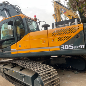 Faible heure de travail hyundai 305Lc-9t Pelles d'occasion 30ton système de contrôle intelligent d'excavatrice sur chenilles d'occasion 30% économie de carburant - Product Image 1