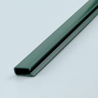 Clôture à maillons de chaîne avec lames d'intimité et verrouillage inférieur, en PVC durable, modélisation 3D, vente directe usine