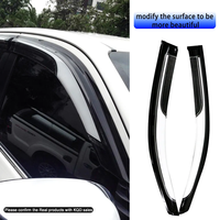 Deflector de ventana de sombra de ventilación de coche directo de fábrica, Parasol, Deflector de viento, protector de lluvia para Isuzu d-max 2018-2024
