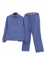 Ensemble de survêtement léger personnalisé avec logo, veste coupe-vent à capuche et pantalon bicolore, 2 pièces, uniforme d'équipe scolaire, vente en gros