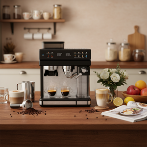 Macchina da Caffè Automatica Newle 20 Bar con Sistema Thermoblock, <span class=keywords><strong>Latte</strong></span> <span class=keywords><strong>Freddo</strong></span>, Espresso, Cappuccino, Serbatoio Acqua da 2.6L per Casa - Product Image 5