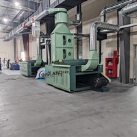 Machine à déchiqueter les tissus pour le recyclage des pulls, jeans, t-shirts, chiffons en coton, feutres et couvertures usagés