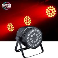 Projecteur LED Par 200W, 18x10W RGBW 4-en-1, avec fonctions Wash, DMX Master/Slave et Auto Run pour DJ, discothèque et scène
