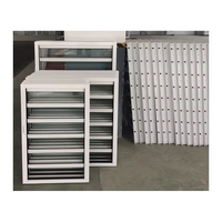 Cadres de persiennes en aluminium, cadre de fenêtre moderne avec moustiquaire