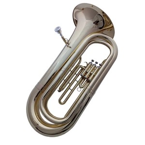 Instrumento de cuerno de tono <span class=keywords><strong>bajo</strong></span> Instrumento de viento de latón occidental que toca en la tecla de B Flat Golden <span class=keywords><strong>Tuba</strong></span> Banda para adultos Trompeta con llave - Product Image 3