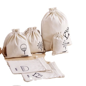 Sac à cordon en toile de coton personnalisé avec logo Byleading pour bijoux - Product Image 1