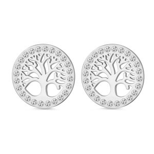 <span class=keywords><strong>Orecchini</strong></span> a Perno Placcati Oro 18k Best Seller, <span class=keywords><strong>Orecchini</strong></span> Personalizzati in <span class=keywords><strong>Acciaio</strong></span> Inossidabile con <span class=keywords><strong>Albero</strong></span> <span class=keywords><strong>della</strong></span> <span class=keywords><strong>Vita</strong></span> Geometrico Circolare, Vendita all'Ingrosso - Product Image 2