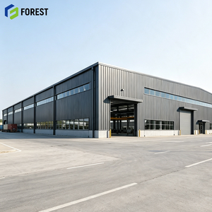 Entrepôt commercial modulaire préfabriqué en acier sur mesure, structure robuste à grande portée, pour stockage commercial et dépôt - Product Image 1