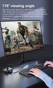 새로운 240Hz 4K 커브드 32인치 게이밍 모니터, 144Hz PC 컴퓨터용 커브 모니터 - Product Image 6