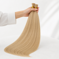 Extensions de cheveux naturels Remy à pointe I, double épaisseur, à la kératine, pré-collées, 100% cheveux vierges, 1g/mèche, 100g en gros