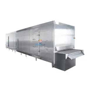 Liquid Nitrogen Iqf Freezer Tunnel Fast Freezing Machine Seafood Fruit Vegetables Blast Freezer Machine On Sale