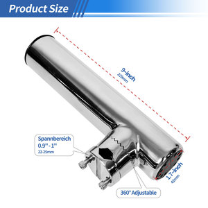 Support de canne à pêche en acier inoxydable, support de canne pour bateau, pour cannes à pêche - Product Image 3