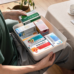 Boîte de rangement en plastique avec couvercle, rectangulaire, couleur unie, grande capacité, organisateur domestique pour sous-vêtements, jouets, bac de rangement JS-SN809 - Product Image 5