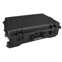 Valise de transport étanche IP67, résistante aux chocs, en plastique rigide, grande valise à roulettes, étui de rangement pour équipement extérieur, OEM ODM