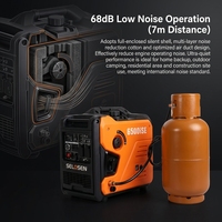 Générateur à double carburant essence/GPL 5KW, démarrage à distance, générateur à onduleur double carburant silencieux 2 Kw 3Kw 3.5Kw, générateur portable à essence