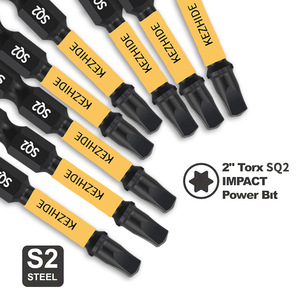Kezhide <b>Torx</b> Sq2 Impact Power <b>Bit</b> 2 Inch S2 Steel For Impact Driver - Product Image 1