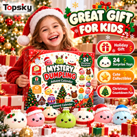 Jouets anti-stress pour adultes : Sac mystère de Noël, Calendrier Fidget Squishy, Boîte surprise, Jouets à presser