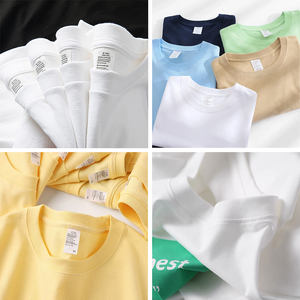 Fornitore all'Ingrosso di T-shirt Personalizzate con Logo, 100% Cotone Traspirante, Basso MOQ, Oversize, Spesse, T-shirt Semplici Personalizzate per Uomo - Product Image 5