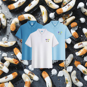 Camiseta Polo de Poliéster para Hombre, 100% Tejido Reciclado, Ecológica y Sostenible, Ropa Deportiva Masculina de Fábrica - Product Image 2