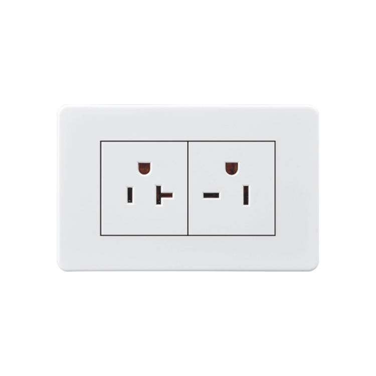Factory PC Material New Selling 20A Multi Socket and Switch US Standard Electrical Socket for Electrical Home